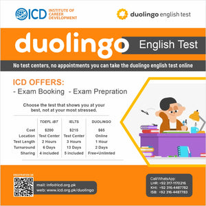Duolingo Exam Preparation ( online / Face to face )